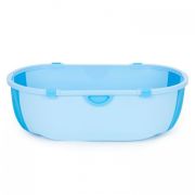 Cadita de baie cu dop de scurgere ecotoys ha-b46 - albastru edeediha-b46blue