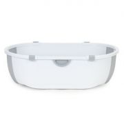 Cadita de baie cu dop de scurgere ecotoys ha-b46 - gri edeediha-b46gray