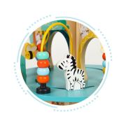 Jucarie interactiva din lemn sub forma de copac cu diverse activitati ecotoys 1045 edeedi1045