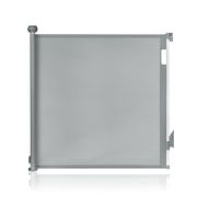 Poarta de siguranta, Lionelo, Thea, Textila, Ofera vizibilitate, Retractabila, Mecanism dublu de blocare, Montaj universal, 80x140 cm, Conform cu standardul european de securitate EN1930, Gri BYNLO-THEA_GREY_CONRETE