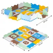 Salteluta de joaca tip puzzle cu pereti, 25 elemente, ecotoys 3255 - multicolor edeedi3255