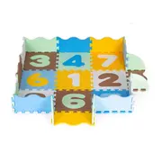 Salteluta de joaca tip puzzle cu pereti, 25 elemente, ecotoys 3255 - multicolor edeedi3255
