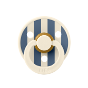 Bibs - suzeta colour studio collection stripe latex, tetina rotunda, 6 luni +-ivory/steel blue bbb20016280c