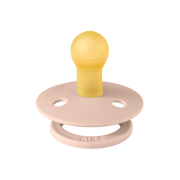 Bibs - suzeta studio colour flower latex, tetina rotunda, 0 luni +-blush bbb10018244c