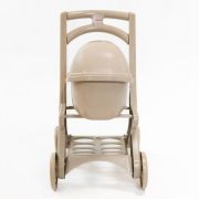 Carucior pentru papusa MyKids 0121/02eco Beige-Brown 00086919