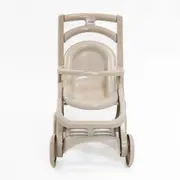 Carucior pentru papusa MyKids 0122/02eco Beige-Brown 00086917