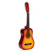 Chitara din lemn cu 6 corzi pentru copii, 76 cm, ecotoys hx18022-30n edeedihx18022-30natural