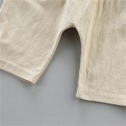 Costum bebelusi cu pantalonasi si camasuta bleu - Coronite LIHQ317-3