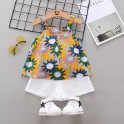 Costumas pentru fetite - Flori colorate MDW-132-3