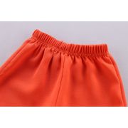 Costumas pentru fetite cu bluzita cu cirese portocalii LIHQ374-11