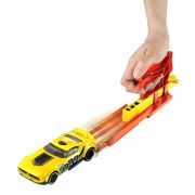 HOT WHEELS SET LANSATOR PORTABIL ROSU SI MASINUTA VIVMTFTH84_FVM09