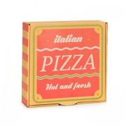Jucarie interactiva din lemn sub forma de pizza, 27 elemente, ecotoys tl733030 edeeditl733030