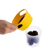 Recipient pentru gustrari cu capac, BabyJem (Culoare: Apricot) JEMbj_8744