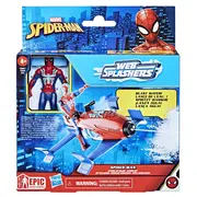 SPIDERMAN SET VEHICUL HYDRO JET SI FIGURINA SPIDER MAN 10CM VIVF8845_F8967