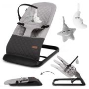 Balansoar pentru copii kidwell laro - grey black edeedilebular01a2