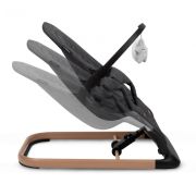 Balansoar pentru copii kidwell laro - wooden black edeedilebular01a3