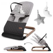 Balansoar pentru copii kidwell laro - wooden grey edeedilebular01a1