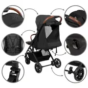 Carucior sport kidwell colmer jet black edeediwospcol01a0