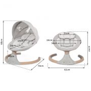 Leagan electric 2 in 1 kidwell luxi - wooden light melange edeedibuellux01a4
