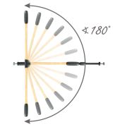 Poarta de siguranta 74-105 cm kidwell trasti - negru edeedibrzatra01a1