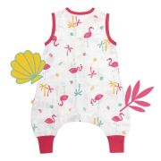 Sac de dormit cu picioruse Bamboo Flamingo 80 cm 0.5 Tog BBXCJ311-05FW