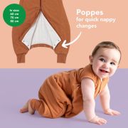 Sac de dormit cu picioruse Caramel 80 cm 1.0 Tog BBXCJ-F15-10-1