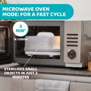 Sterilizator electric cu aburi Chicco 3 in 1 Steril Natural, 0luni+ CHC0739110-7