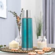 Sticla termos din otel inoxidabil vidat Colour, 450 ml, albastru, Reer 90503