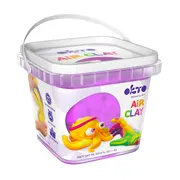 Air Clay pentru modelaj, 200g, Okto - Mov KRTOK20013