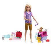 BARBIE YOU CAN BE SET PAPUSA CU DOUA ANIMALUTE DIN JUNGLA VIVMTHRG50