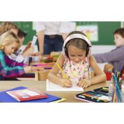 Casti antifonice pentru copii, ofera protectie auditiva, SNR 27, 5+ ani, roz, Reer SilentGuard Kids 53304