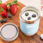 Cutie termica pentru mancare, otel inoxidabil vidat, 300 ml, albastra, Reer ColourDesign 90423