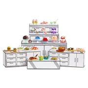 MGA&rsquo;S MINIVERSE MINI FOOD DINER S3 SET SURPRIZA VIVMGA505419EUC