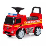 Masinuta de impins cu led mercedes pompieri - rosu edeedi657-f