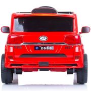 Masinuta electrica chipolino suv police patrol cu scaun din piele red hubeljppl0233r