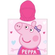 Poncho cu gluga Peppa Pig Better Together 55x110 cm EPLUSM EPMPP52461237 BBJEPMPP52461237_Roz