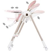 Scaun de masa chipolino milk shake 2 in 1 flamingo hubsthms02403fl