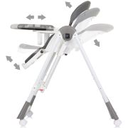 Scaun de masa chipolino milk shake 2 in 1 granite hubsthms02404gn