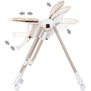 Scaun de masa chipolino milk shake 2 in 1 macadamia hubsthms02402ma