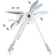 Scaun de masa chipolino milk shake 2 in 1 pastel green hubsthms02406pg