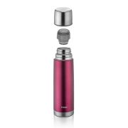 Sticla termos din otel inoxidabil vidat ColourCup, 450 ml, rosu, Reer 90524