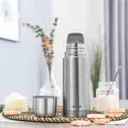 Sticla termos din otel inoxidabil vidat Pure, 300 ml, Reer 90328