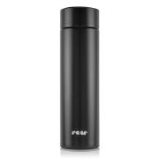 Termos din otel inoxidabil vidat ColourDesign, 450 ml, negru, Reer 90011