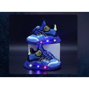 Adidasi albastri cu luminite - Baseball ADO-896-2-c