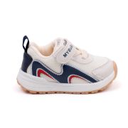 Adidasi albi cu bleumarine - Valuri MBMY2306-3-c