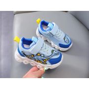 Adidasi cu luminite pentru baietei - Blue dino ADKL-1-3-c