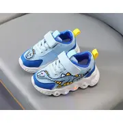 Adidasi cu luminite pentru baietei - Blue dino ADKL-1-3-c