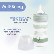 Biberon sticla Chicco WellBeing, tetina s., flux normal, 150ml, unisex, 0luni+ CHC2871130-7