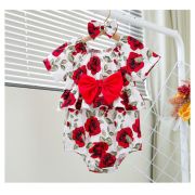 Body cu volanase pentru fetite - Roses MDGBA153