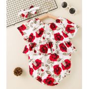 Body cu volanase pentru fetite - Roses MDGBA153